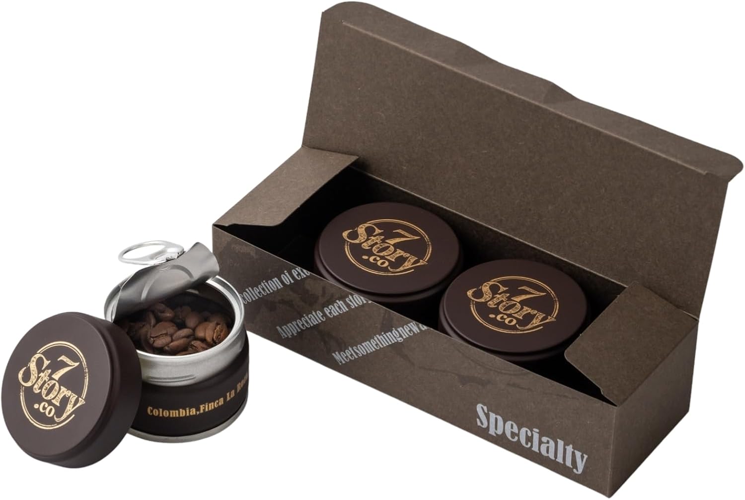 7Story.co Specialty 缶入りスペシャルティコーヒー豆